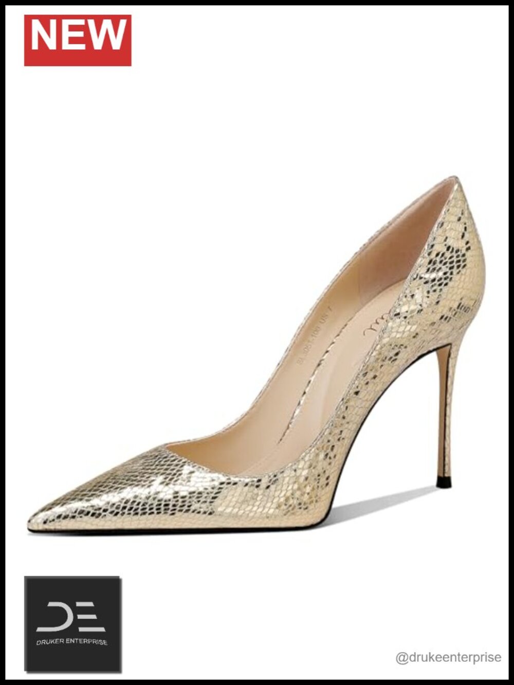 Pointed Toe Stiletto Pumps - High Heel Dress Shoes